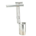Alloy bulb planter tool for gardening, handheld soil sampler for weeding, transplanting, and digging in lawn and garden projects.