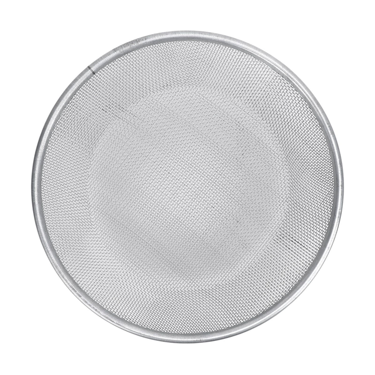 Stainless steel gardening soil sifter with 2mm holes and anti-slip gloves, suitable for compost and garden soil filtering.
