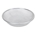Stainless steel gardening soil sifter with 2mm holes, anti-slip gloves, suitable for compost and soil filtering in outdoor gardening.