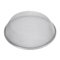 Stainless steel gardening soil sifter with 2mm holes, anti-slip gloves, suitable for outdoor gardening and soil screening.