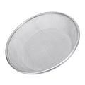 Stainless steel gardening soil sifter with anti-slip gloves and 2mm holes, suitable for compost and soil filtering.