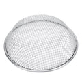 Stainless steel gardening soil sifter with 6mm holes, anti-slip gloves, suitable for compost and soil screening, 50kg capacity.