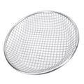 Stainless steel gardening soil sifter with 10mm holes, bearing capacity 50kg, includes anti-slip gloves for outdoor gardening tasks.