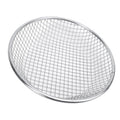 Stainless steel gardening sand soil compost sifter with 50kg capacity, 10mm holes, anti-slip gloves, suitable for outdoor gardening tasks.
