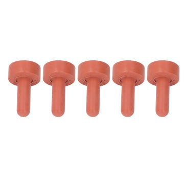 5pcs Small Animal Milk Drink Nipples Nurse Feeding Supplies Calf Nipples Silicone Livestock Nursing Bottle Nipples