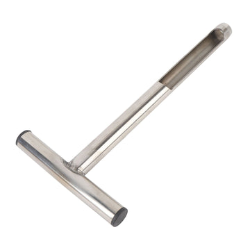12in Soil Sampler Stainless Steel T Handle Long Durability Portable Soil Sample Probe for Garden Lawn Farm