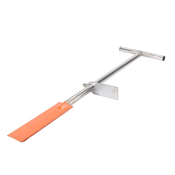 Dibble Bar Planting Tool with Foot Pedal Stainless Steel T Handle Spade Shovel for Digging Transplanting Gardening