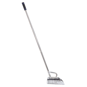 Sand Scoop for Metal Detecting Stainless Steel Fast Sand Sifter Shovel with Long Handle for Underwater Treasure Finding