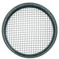 Garden soil sieve with interchangeable 3mm, 6mm, 9mm, 12mm mesh, dark green garden riddle for planting soil sifting.