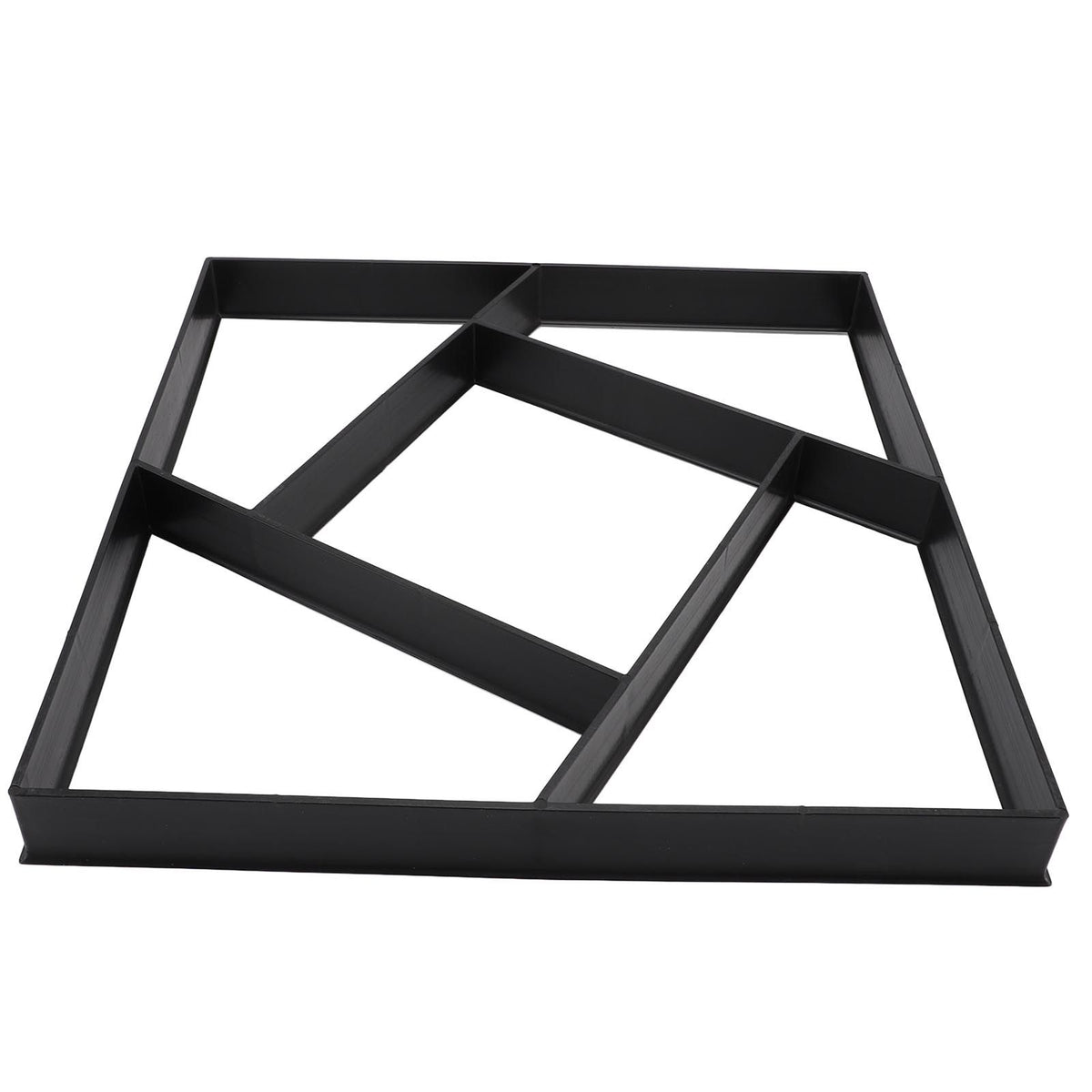 Reusable concrete path maker for lawn and garden, 40cm size, designed for creating stepping stones in outdoor spaces.