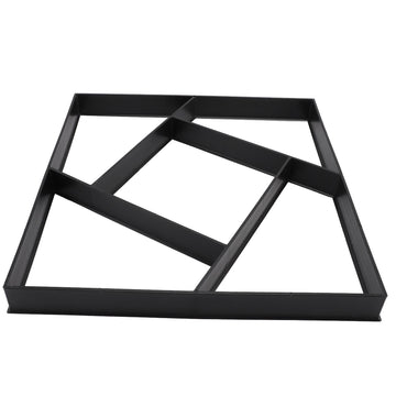 Reusable concrete path maker for lawn and garden, 40cm size, designed for creating stepping stones in outdoor spaces.
