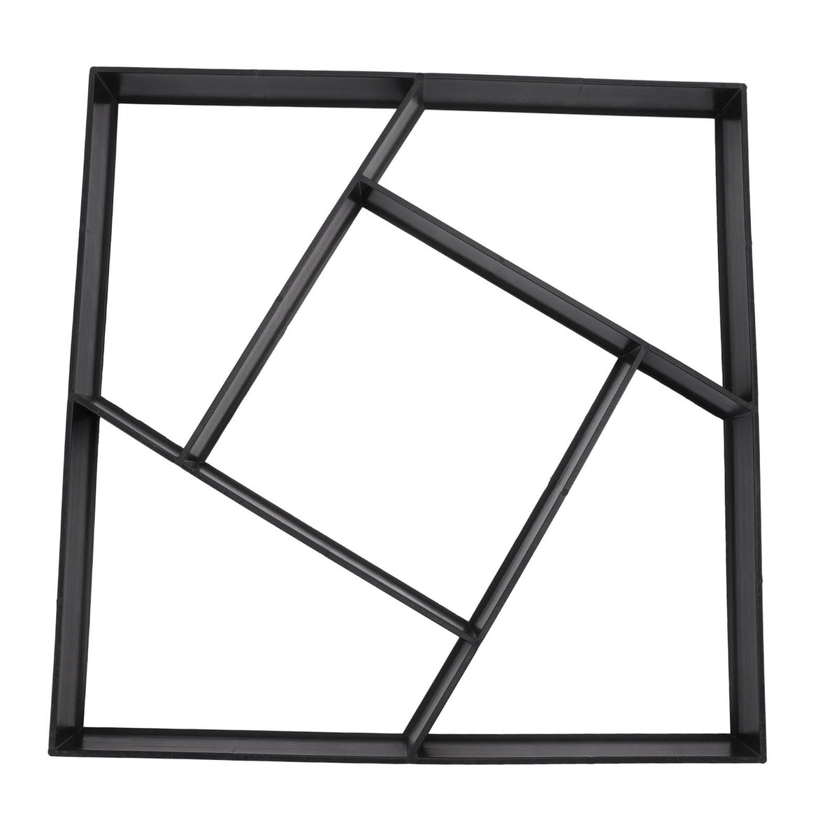 Reusable concrete walk maker for creating stepping stones in lawn or garden, suitable for outdoor play areas.