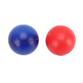Beach toss game set with blue and red PVC balls, shovel, and mesh bag for outdoor fun with kids and teens