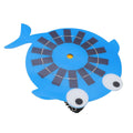 Cartoon fish solar-powered mini car for kids with 5W monocrystalline silicon solar panel, educational ride-on toy from Everything Baby.
