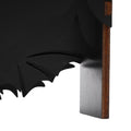 Weatherproof wooden bat house with three chambers for outdoor garden, patio, or backyard decor and wildlife shelter.