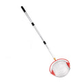 Nut gatherer roller with comfortable handle for collecting walnuts, chestnuts, pecans, and acorns in outdoor play settings.