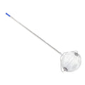 Stainless steel nut gatherer and walnut picker upper roller for tennis balls, acorns, pecans, and small outdoor objects.