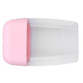 Pink portable faucet extender for toddlers, easy sink extension spout for kids' hand washing, from Everything Baby.