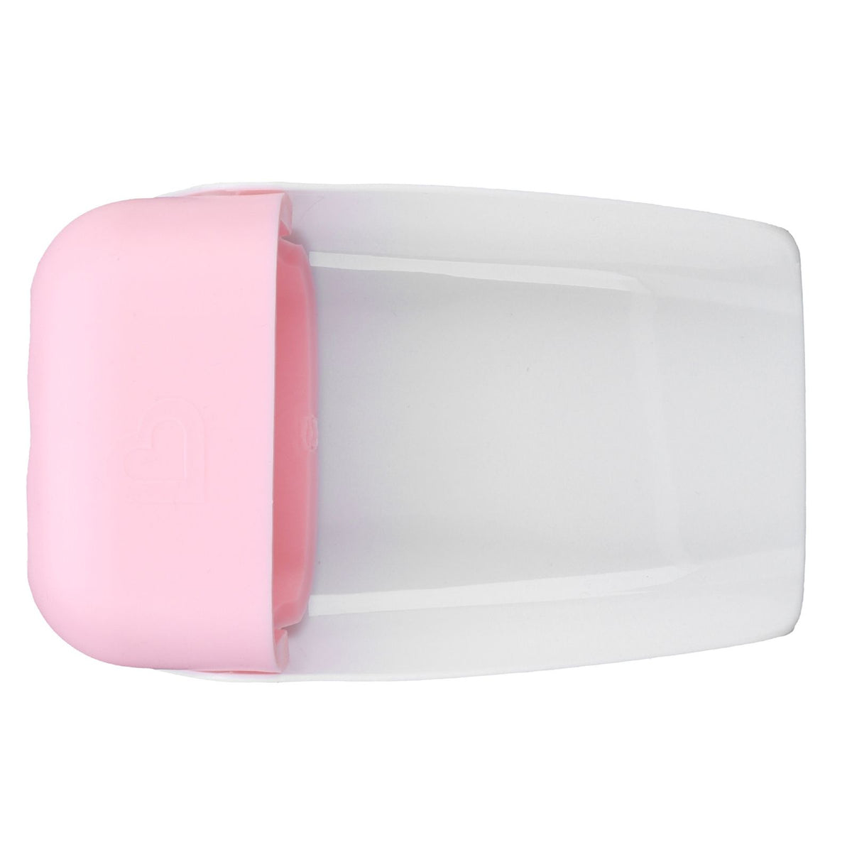 Pink portable faucet extender for toddlers, easy sink extension spout for kids' hand washing, from Everything Baby.