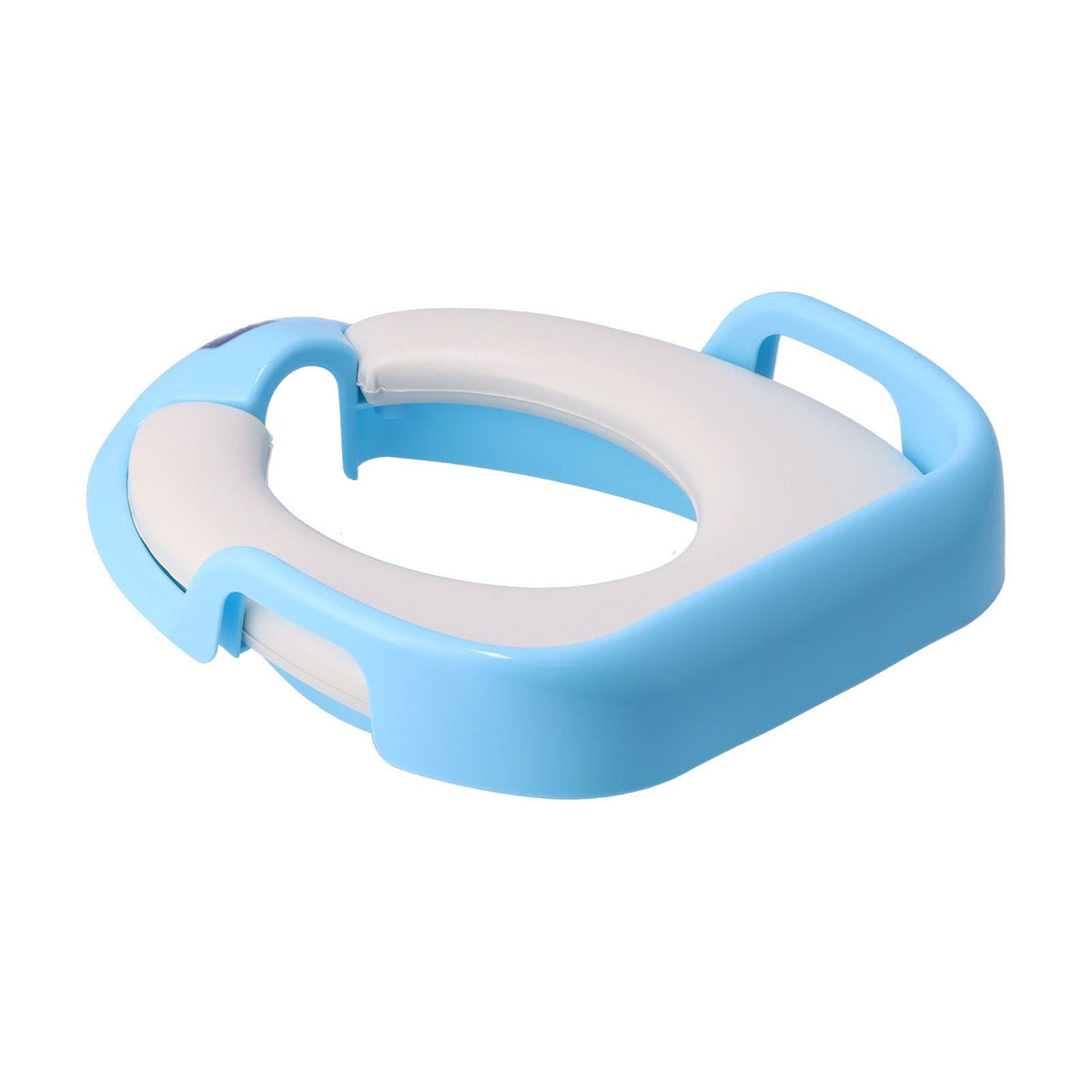 Child's soft training potty seat from Everything Baby, designed for comfortable and hygienic toilet training for kids.