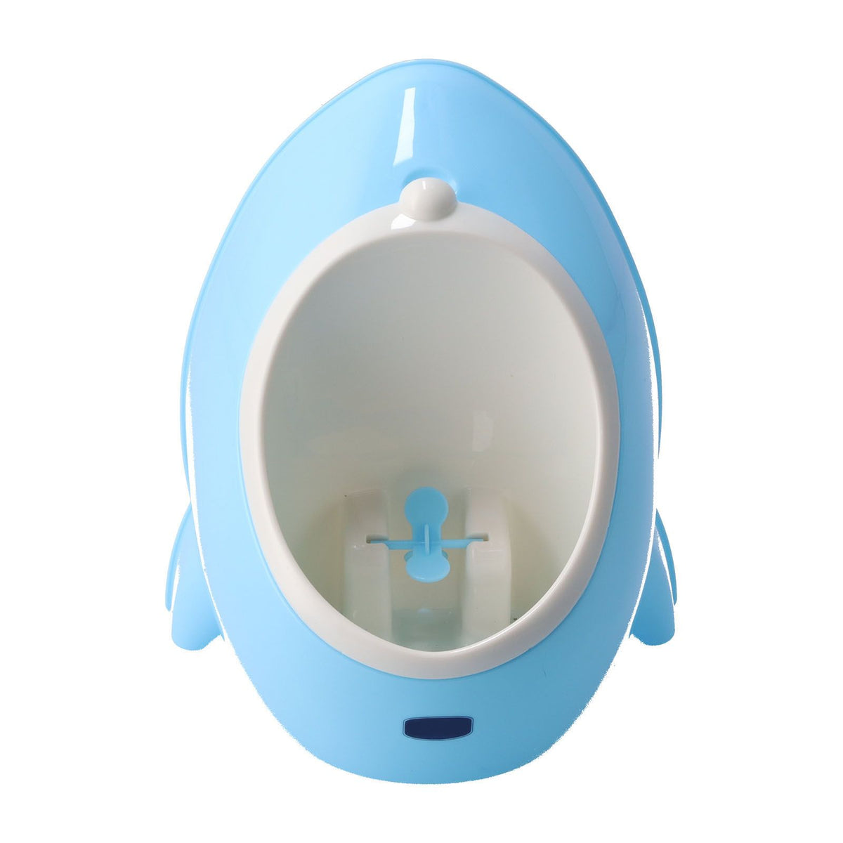 Portable cartoon baby standing urinal and travel potty for children, designed for easy use and hygiene during outings.