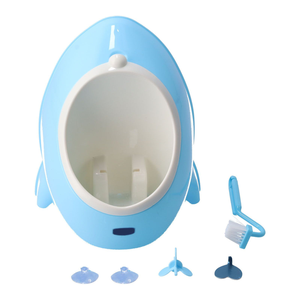 Portable baby standing urinal with cartoon design, suitable for travel, for kids' health and grooming by Everything Baby.