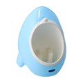 Portable cartoon baby urinal for children, compact traveling car potty for baby hygiene and easy use during trips.