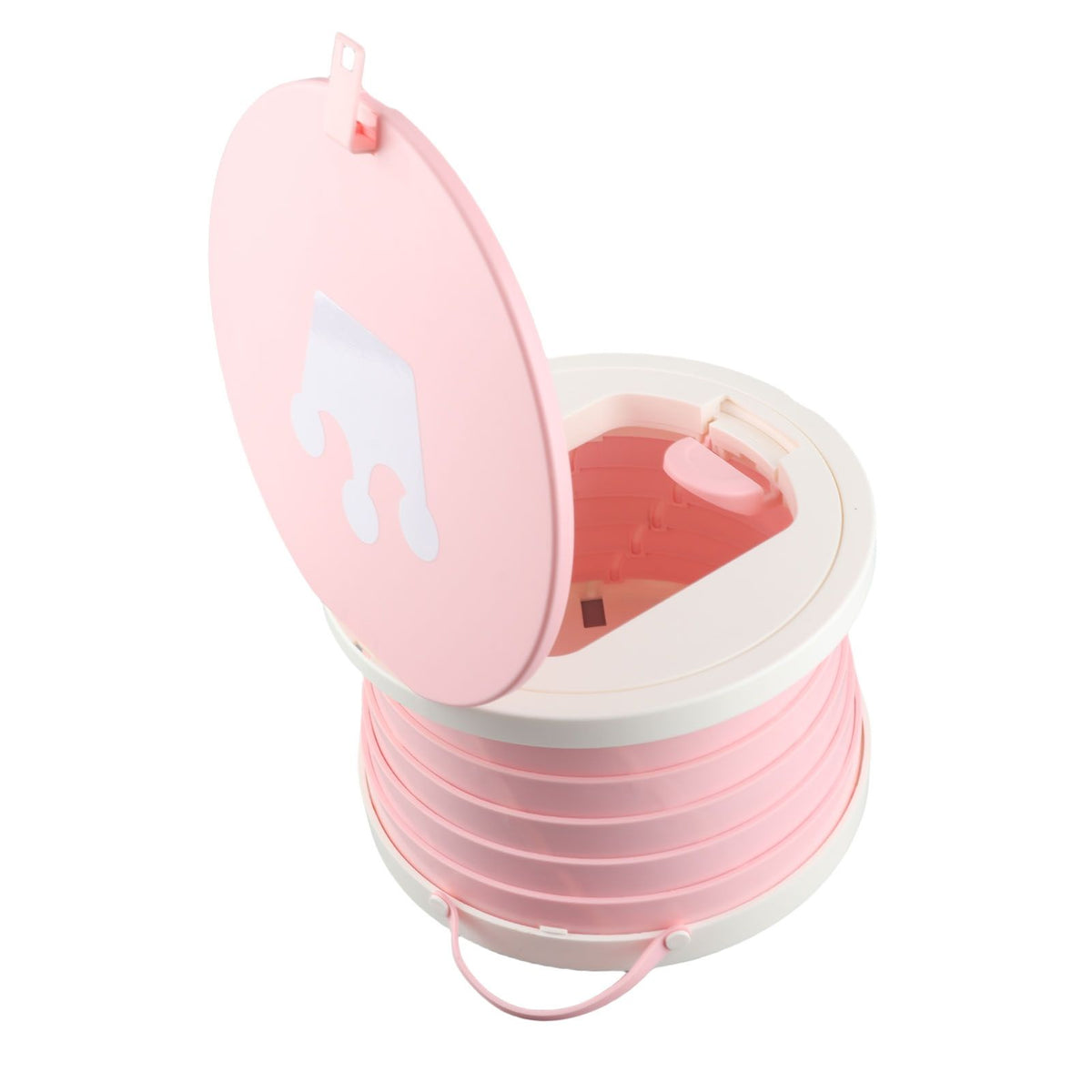 Foldable toddler travel potty seat by Everything Baby, portable kids potty for travel, indoor, outdoor, and potty training.