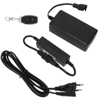 Baby ride-on car remote controller compatible with 24V DC linear actuators, for electric curtain and door control, suitable for kids.