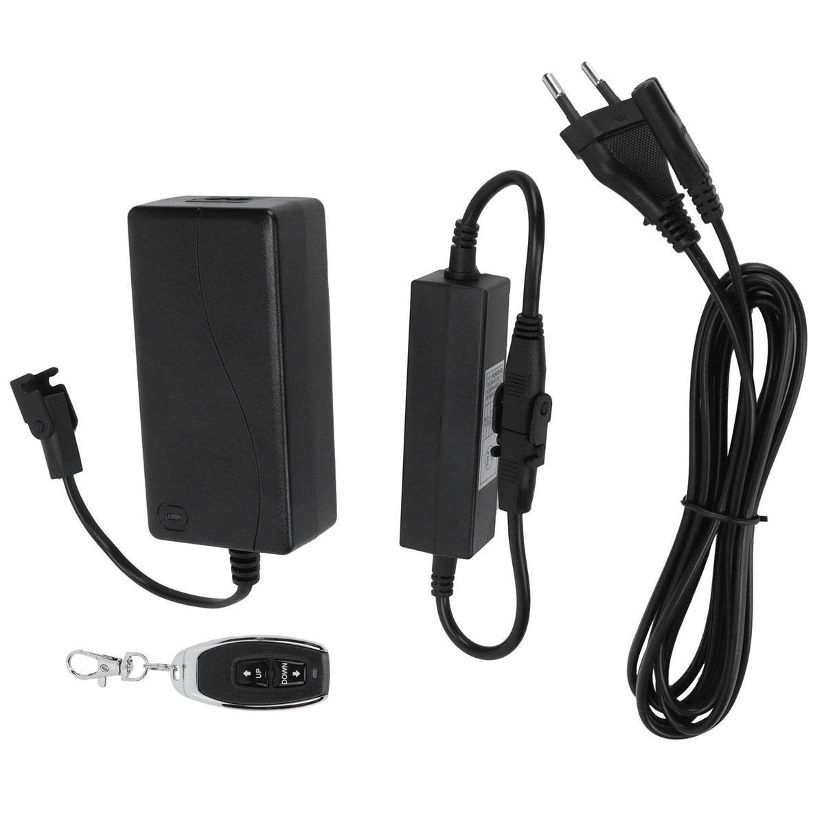 Baby ride-on car remote controller compatible with 24V DC linear actuators, suitable for electric curtain and door applications.