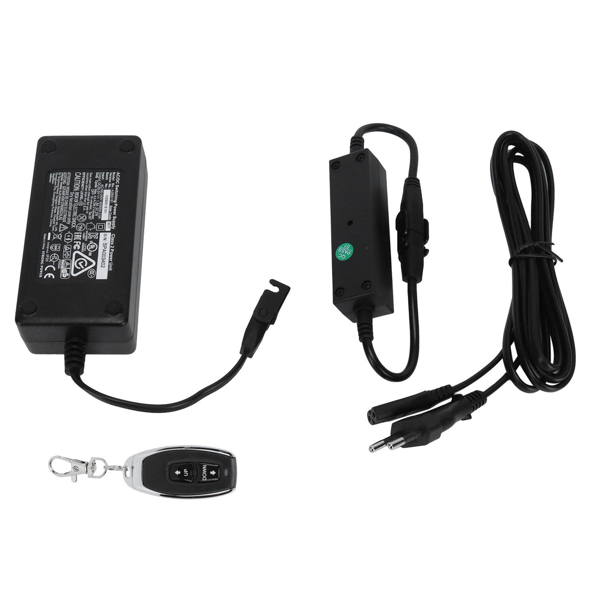 Baby ride-on car remote controller compatible with 29V DC linear actuator, suitable for electric curtain, door, sofa applications