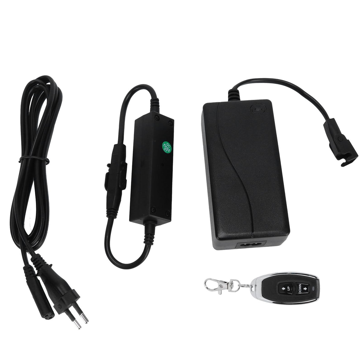 Baby & Kids ride-on car remote controller compatible with 24V brushed DC linear actuators, suitable for electric curtain and door control.