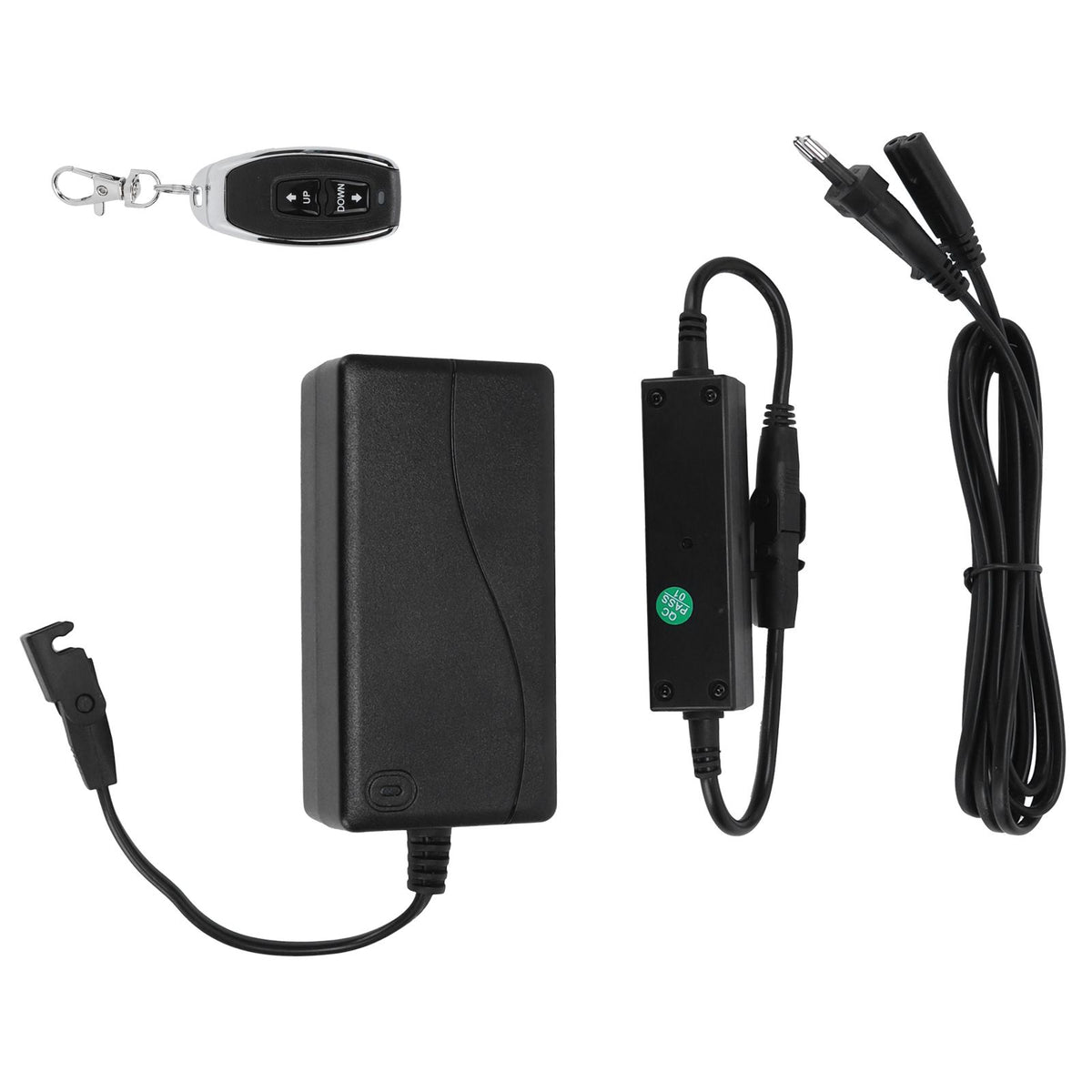 Baby ride-on car remote controller compatible with 24V DC linear actuator, suitable for electric curtains, doors, sofas.