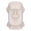 Originality Statue Bluetooth speaker shaped like Easter Island stone man, with USB charging port for outdoor play.