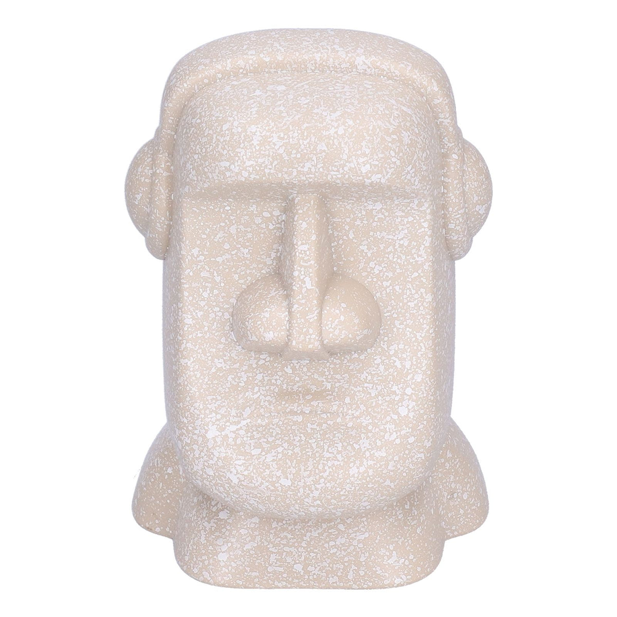 Originality Statue Bluetooth speaker shaped like Easter Island stone man, with USB charging port for outdoor play.