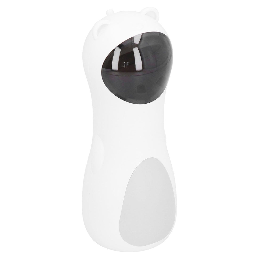 Red LED 2-in-1 cat teaser toy with USB charging, automatic rotation, and adjustable gears, designed to entertain cats indoors.