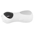 Red LED 2-in-1 cat teaser toy with USB charging, automatic rotation, and adjustable gears, designed for playful cats.