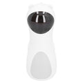 Red LED 2-in-1 cat teaser toy with USB charging, rotatable gears, and light, designed for interactive play with cats.