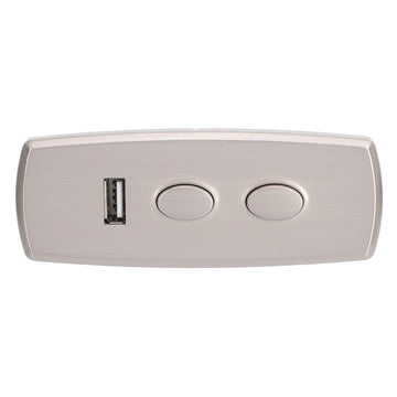 Switch controller with 2 buttons and 5-pin USB port for ride-on cars, designed for electric sofas and remote control use.