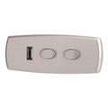 Switch controller with 2 buttons and 5-pin USB port for ride-on cars, designed for home use by Everything Baby.