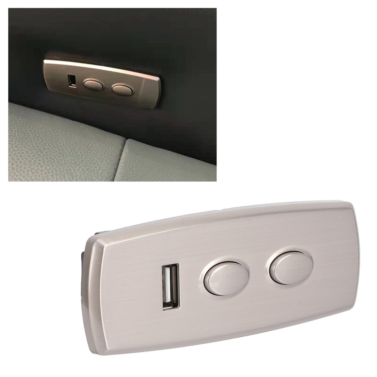 Baby ride-on car switch controller with 2 buttons, 5-pin USB port, for electric sofas and remote control by Everything Baby.