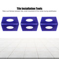 Set of 200 blue ceramic tile levelers for wall and floor tiling, construction and building projects by Everything Baby.