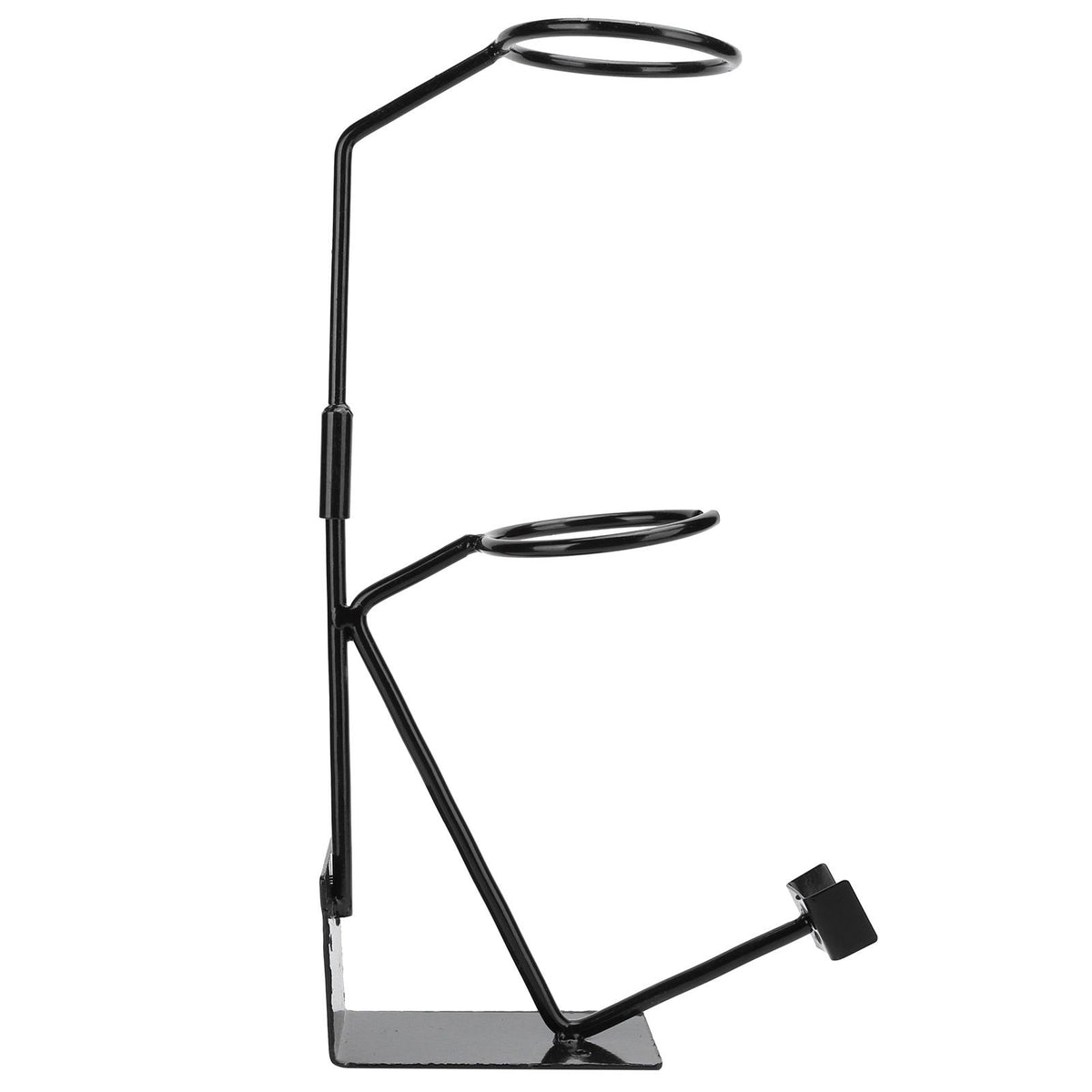 Everything Baby spray gun holder and storage stand for painting sprayers with strainer rack, designed for outdoor play equipment.