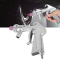 Handheld pneumatic sand blaster for abrasive sand blasting and derusting, used for outdoor toy and kid's play equipment cleaning.