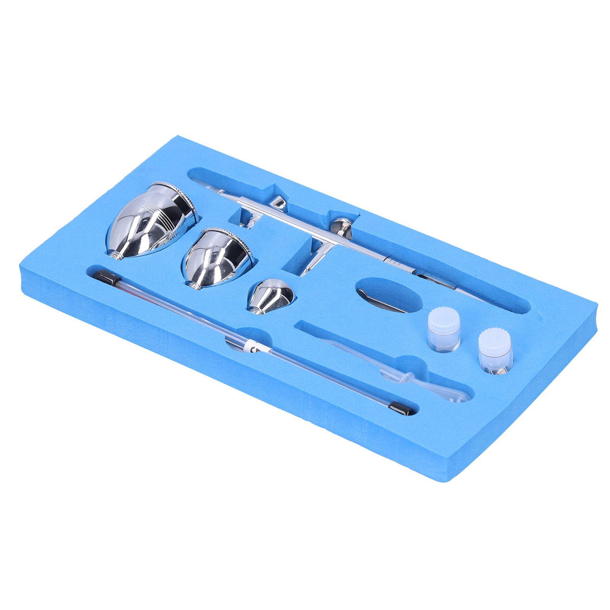 Everything Baby G1/8 airbrush pen spray gun set with 0.2mm, 0.3mm, 0.5mm calibers for art and painting projects.