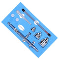Everything Baby G1/8 Airbrush Pen Spray Gun Art & Drawing Toy with 0.2mm, 0.3mm, 0.5mm calibers for painting and crafts
