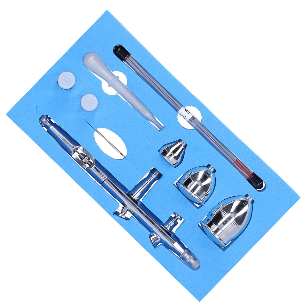 Everything Baby G1/8 Airbrush Pen Spray Gun Art & Drawing Toy with 0.2mm, 0.3mm, 0.5mm calibers for painting and crafts