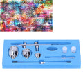 Everything Baby G1/8 airbrush pen spray gun set with 0.2mm, 0.3mm, and 0.5mm nozzles for art and painting projects.