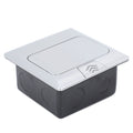 Embedded IP44 waterproof pop-up floor outlet box with USB ports, designed for dining tables and kitchen countertops.