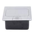 Embedded IP44 waterproof floor outlet box with USB ports, ideal for dining tables and kitchen countertops, by Everything Baby.